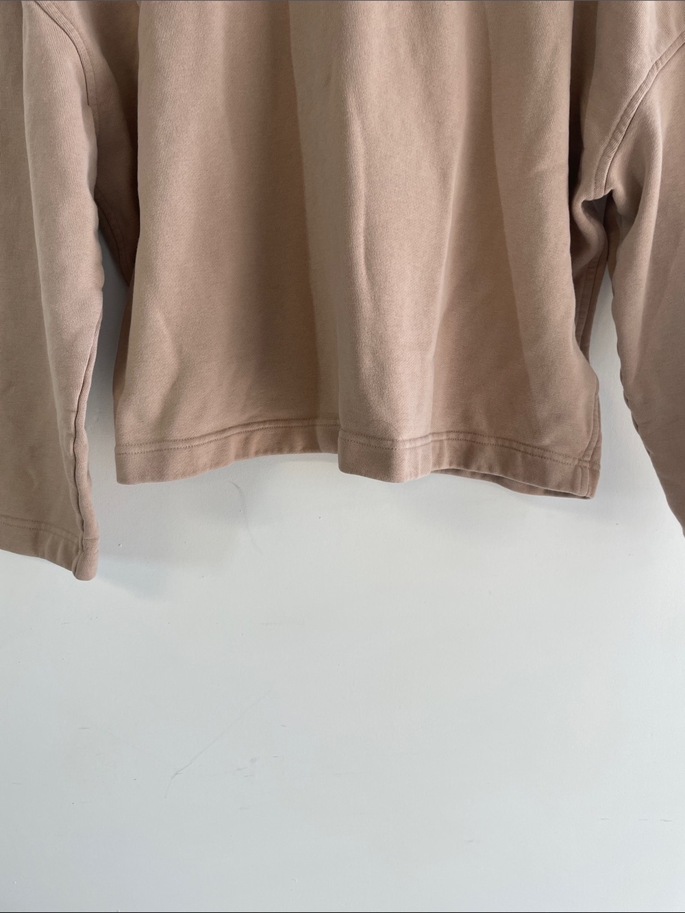 Everlane Organic Cotton Mock Neck Sweatshirt Small Minimalist Quiet Luxury - Picture 10 of 12